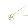 Exquisite Butterfly Collarbone Necklace Mother Of Pearl Titanium Steel Light Luxury Jewelry