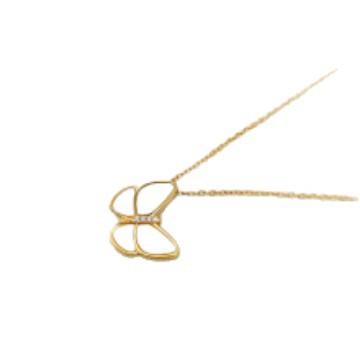 Exquisite Butterfly Collarbone Necklace Mother Of Pearl Titanium Steel Light Luxury Jewelry