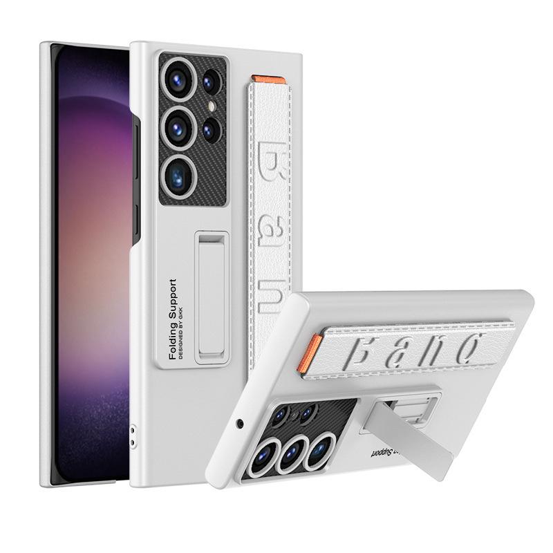 Ultra-Thin Protective Case with Elastic Wristband for Samsung S25 Ultra/S24 Plus