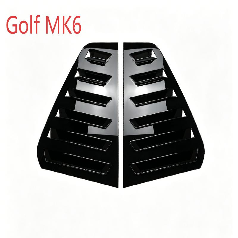Car Rear Side Vent Quarter Window Louver Shutter Cover Trim Compatible With Golf Mk4/5/6/7/8//R Louver Cover