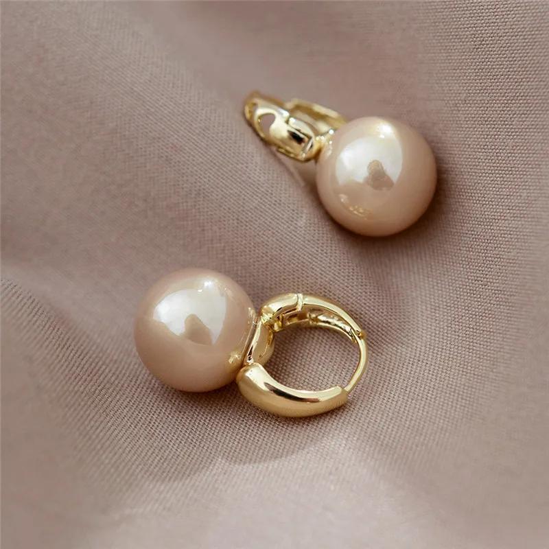 Pearl Earrings With Light Luxury Retro Double-Sided Ear Buckles, The First Choice For Fashionable And Simple Temperament Earrings As Gifts