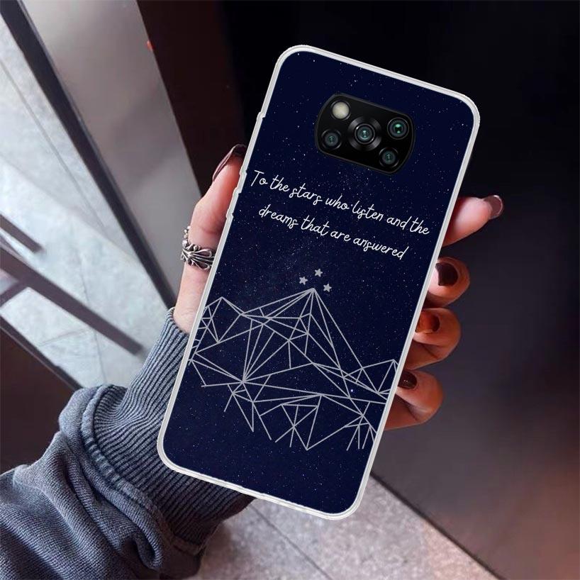 A Court of Mist Fury Sarah J Maas Phone Case For Xiaomi Poco X7 X6 X5 Pro F7 Ultra Redmi 15C 15 13 13C 12 12C 10 10A 10C 9 9A 9C