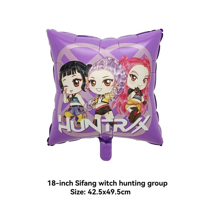 Anime Movie Kpops Demons Hunte Balloon Foil Balloons Set Game Balloons Set Kids Baby Shower Birthday Party Decor Supplies Gifts