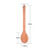 Bamboo Body Brush for Shower Long Handle Back Scrubber Natural Wood Bath Brush 40cm