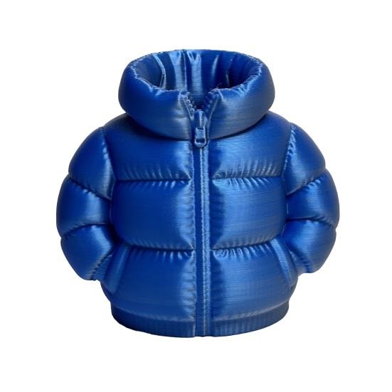 Yousheng Down Jacket Pen Holder, 3D Printed Funny Puffer Jacket Pencil Cup, Small Desk Organizer Storage Box for Home Office Desktop Decor