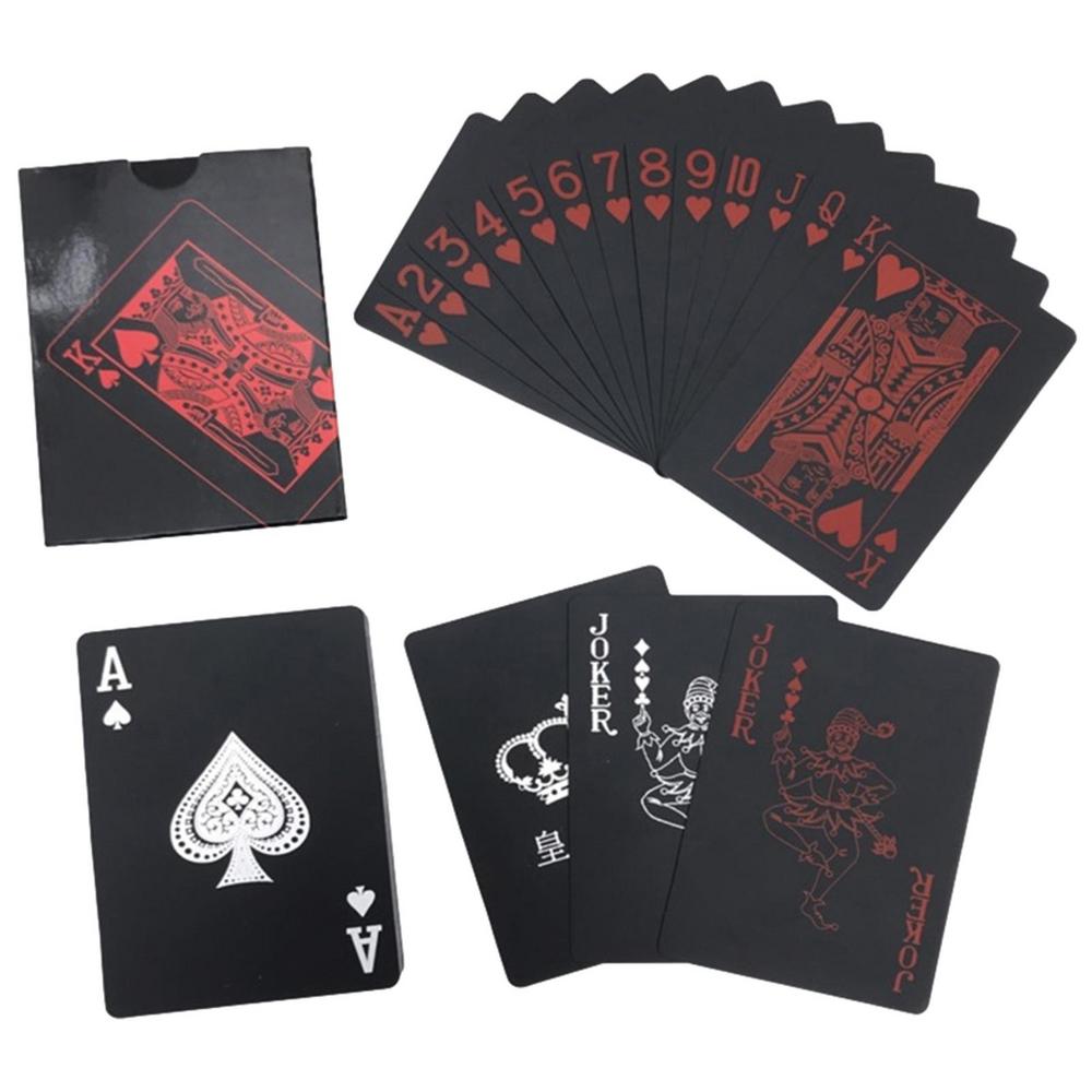 Playing Cards Poker Game Deck Pokers Pack Magic Cards Waterproof Card Gift Collection Gambling Board Game
