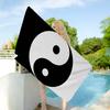 Modern Chinese Koi Tai Chi Eight Trigrams Yin Yang Bath Towel Microfiber Soft Water For Girl Kids Decorative Cartoon Beach Towel