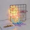 Confession Balloon Handmade Dream Catcher Gifts with LED Light Dreamcatcher Pendant Creative Hollow Wind Chimes Wall Hanging