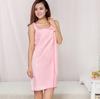 Mikrofaser-Badetücher, Röhrenoberteil, Schleife, Badekleid, kann Badetuch, Bademantel, Erwachsene tragen