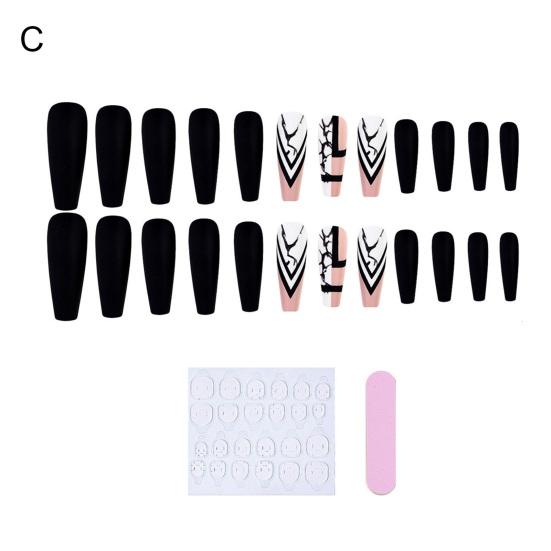 

Изысканная форма гроба дуктильности подсказки наращивания ногтя хорошая искусственная C