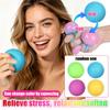 Balle Anti-Stress Sphérique 6cm Matériau Doux Flexible Jouet Sensoriel pour l'Exercice de la Main et la Réduction de l'Anxiété Couleur Aléatoire Incluse