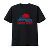 T-shirt Monkey Island Joyau Caché des Caraïbes Style Rétro vintage Lavé Étiré graphique Décontracté Doux streetwear