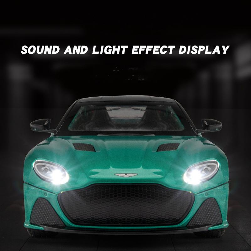 1/24 Scale Aston Martin DBS Luxury Sports Car Alloy Metal Diecast & Toy Vehicle Car Model High Simulation Collect Hobby Ornament Gift