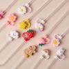 Cute Strawberry Straw Covers For Stanley Tumbler Cups Accessories Kawaii Silicone Straw Toppers Protector Cap For 10mm Straws