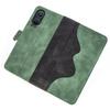 For OnePlus Nord CE4 Lite 5G/Oppo K12x 5G (China) Phone Case Splicing Color Leather Wallet Cover
