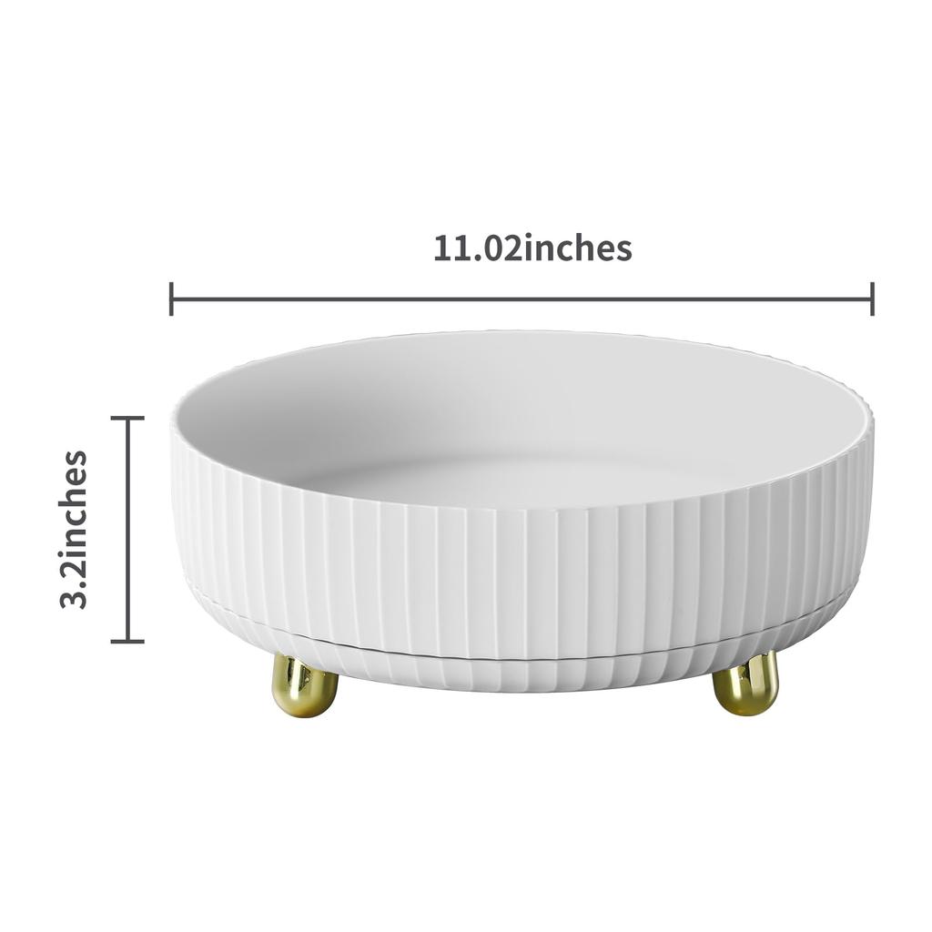 1PCS Cosmetic Perfume Organizer, 360° Rotating Cosmetic Organizer, Large Capacity Cosmetic Organizer for Living Room Bedroom.