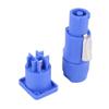 10 Pc/bag Blue/White Powercon Connector Male Plug Durable 3 Pin Speaker Plug  Stage Light LED Screen