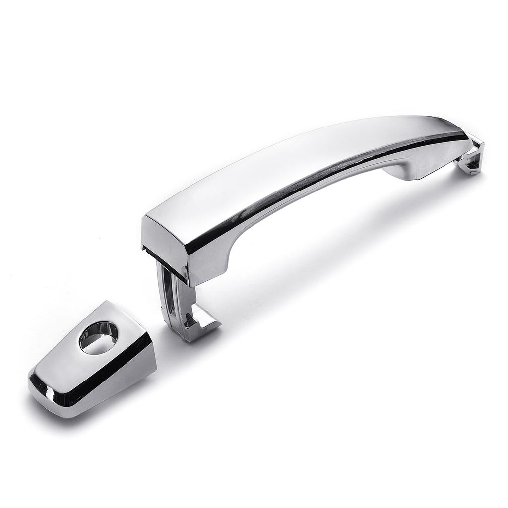For Chevrolet Captiva Sport/Aveo/Saturn 1/2/4 Pcs Front Left with Keyhole Front Right/Rear Chrome ABS Door Outer Handle Covers