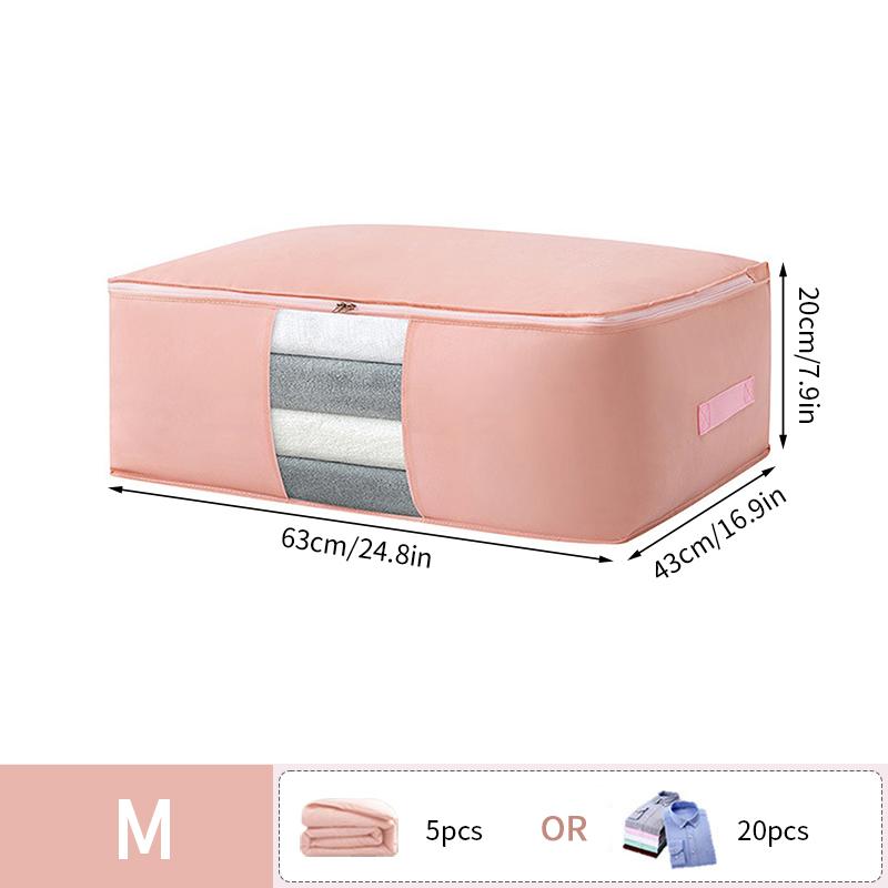 Non-Woven Quilt Clothes Storage Bag Foldable Duvet Clothes Organizer Large Capacity Closet Wardrobe Bolsa Almacenamiento Ropa