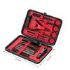 18-Piece Nail Care Kit - Clippers Cuticle Nipper Ingrown Toenail Pliers Pedicure & Manicure Tools for Home/Gift (Black)