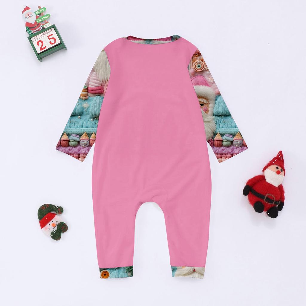 Christmas Print Family Matching Long Sleeved Parent-child Suit Home Clothes Suit