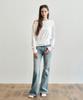 CITTA Wool Blend 2Way Halter Neck T-Shirt_Ctt387(White)