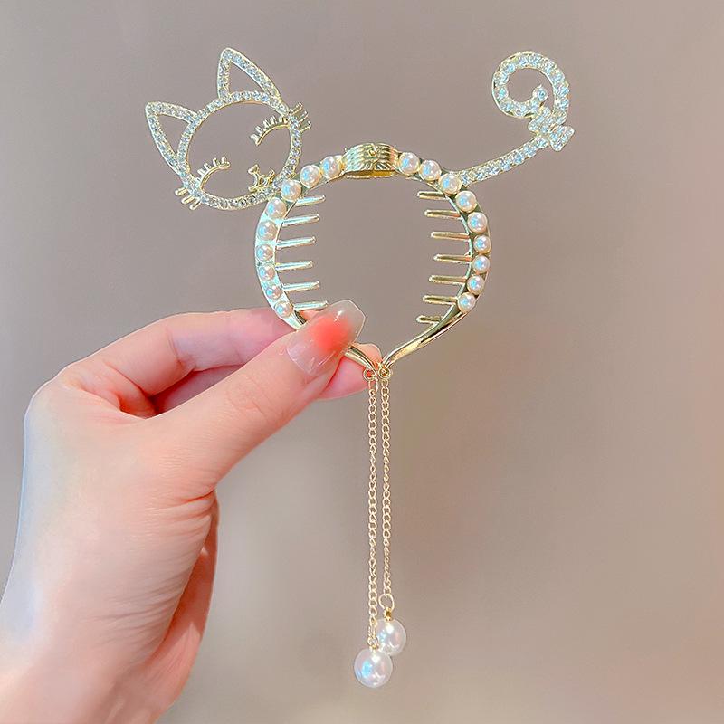 Children's Meatball Claw Hair Clip - Girl's Ponytail Accessory & Styling Tool