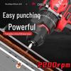Zhigao 21V Brushless Cordless Multi-Function Impact Drill CN Plug (adapter Included)