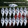 15PCS Fishing Blanks Lures Kit - DIY Topwater Swimbait & Crankbait Set for Bass, Salmon, Trout - Ideal for Saltwater Freshwater Fishing,Transparent
