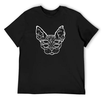 Lilith Sphynx T-Shirt Anime T-shirt Summer Top Funny Meme T-shirts Anime Tshirt Oversized T Shirts for Men