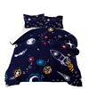 Cute Cartoon Cat Home Bedroom Comforter Set - Digital Print, Down Alternative Fill, 3-piece Set
