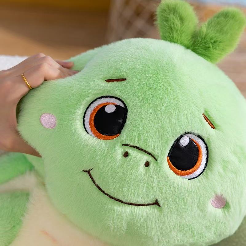 Latest Grass Green Turtle Stuffed Toy Stuffed Plush Toy Cartoon Anime Cute Pillow Pillow As A Gift Doll for Friends