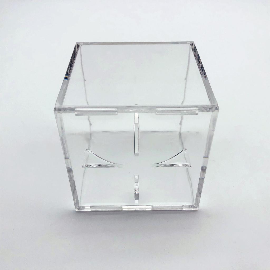 Clear Sports Baseball Holder Container with Stand Acrylic Football Basketball Storage Box Clear Basketball Display Case