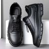 Men's Casual Leather Shoes 2025 New Autumn and Winter Business British Leather Shoes Fashionable Soft Sole Anti Slip Work Shoes