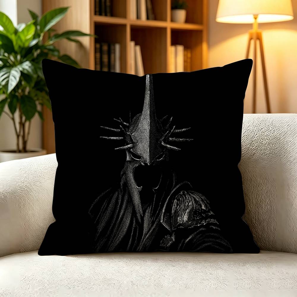 TThe Lord of the Rings LOTR Epic Fantasy Movie Pillow Case Square DoubleSided Sofa Cushion Cover Bedroom Bedside Pillow
