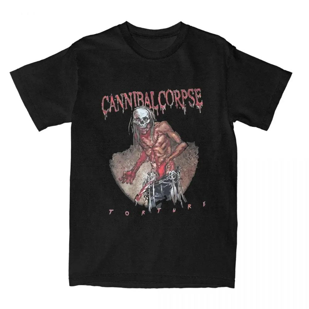 Cannibal Corpse Torture Tricouri Merch Bărbați Femei Tricou Vintage Mânecă Scurtă Îmbrăcăminte Original