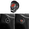 YOSRTER Push Start Button Cover Fit for Dodge Challenger Charger Durango Journey Aluminum Alloy Engine Start Stop Button Cover Protector for Dodge