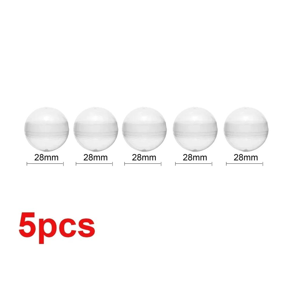 Empty Round Clear Capsules Toys Storage Case Egg Gumball Machines Small Container for Kids Party Favor Prize Toy Vending Eggs