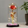Eternal Rose In Glass Glowing LED Gift Idea Mix142_Red