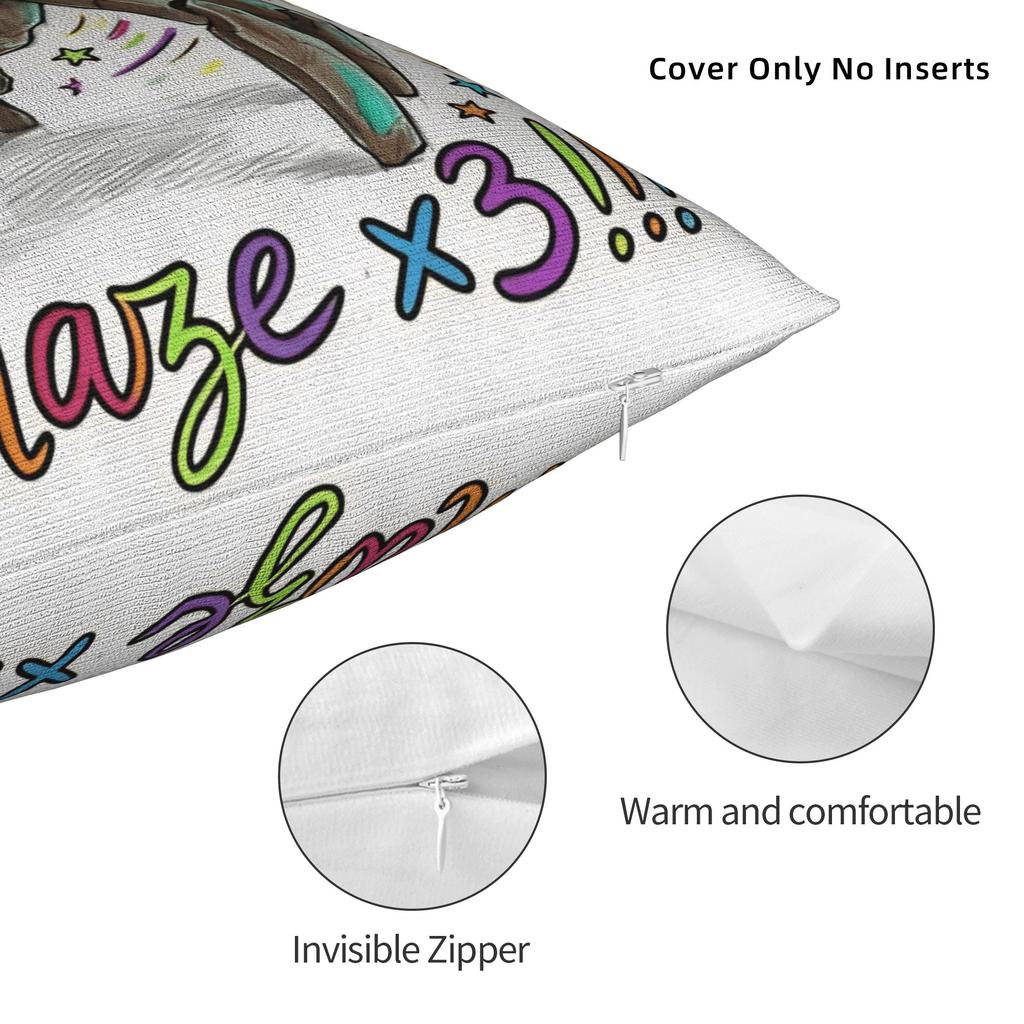 Rocky Amaze Amaze Amaze Pillow Cover Vintage Pillow Case For Living Room Chair Square Cushion Cover Gift