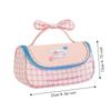 Y2k Print Korean Style Pen Bag Plaid Grids Pencil Pouch Cloth Stationery Bag  Stationery Supplies