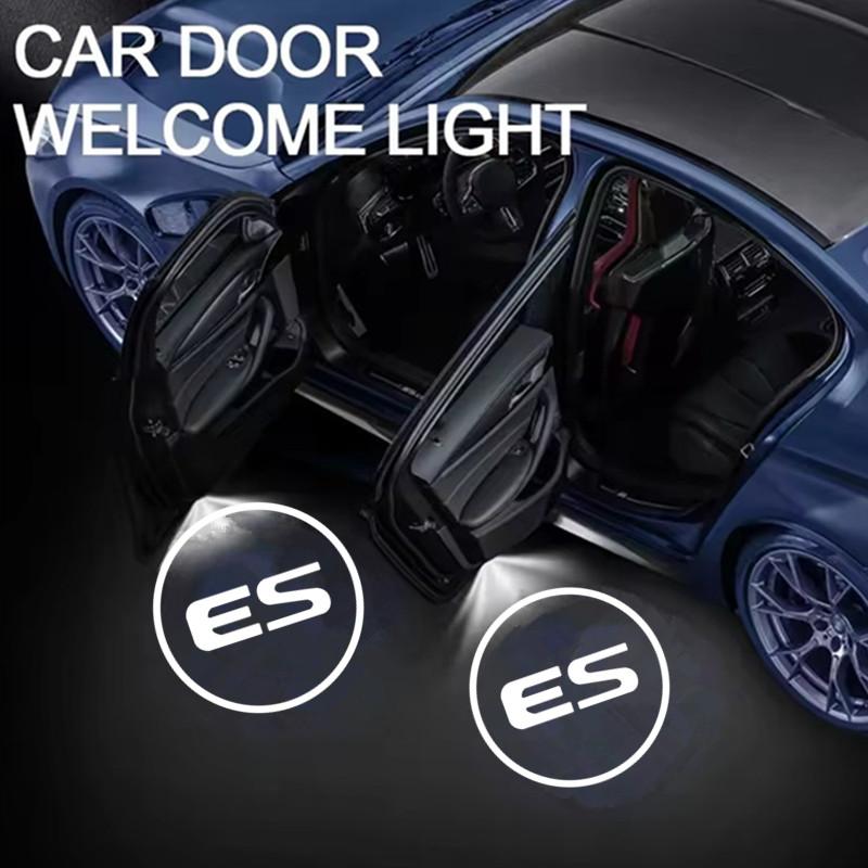 LED Car Logo Projector Lamp Door Welcome Ghost Shadow Light Accessories For Lexus ES 2006-2017 ES200 ES300 ES330 350 400 430