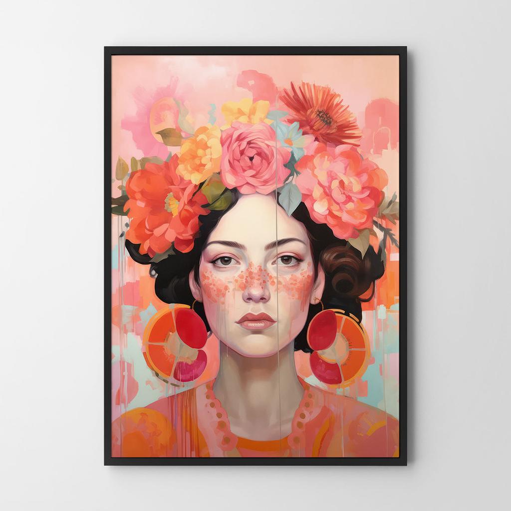 Poster Portrait Flowers