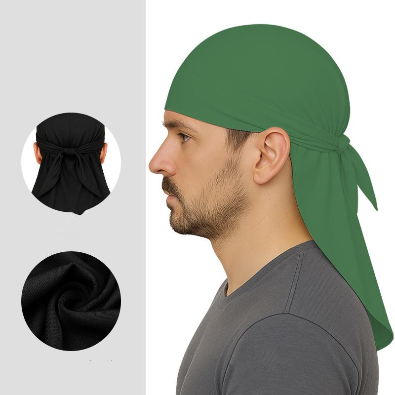 Outdoor Bandana Head Scarf No Forehead Marks Sunshade Baseball Hats Sweat Absorbing Comfortable Cycling Sport Head Scarf