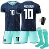 Ensemble de maillots de football N°. 13 Muller 8 Croisé Non. 7 Havertz 2627 Maillot extérieur Allemagne Coupe du Monde
