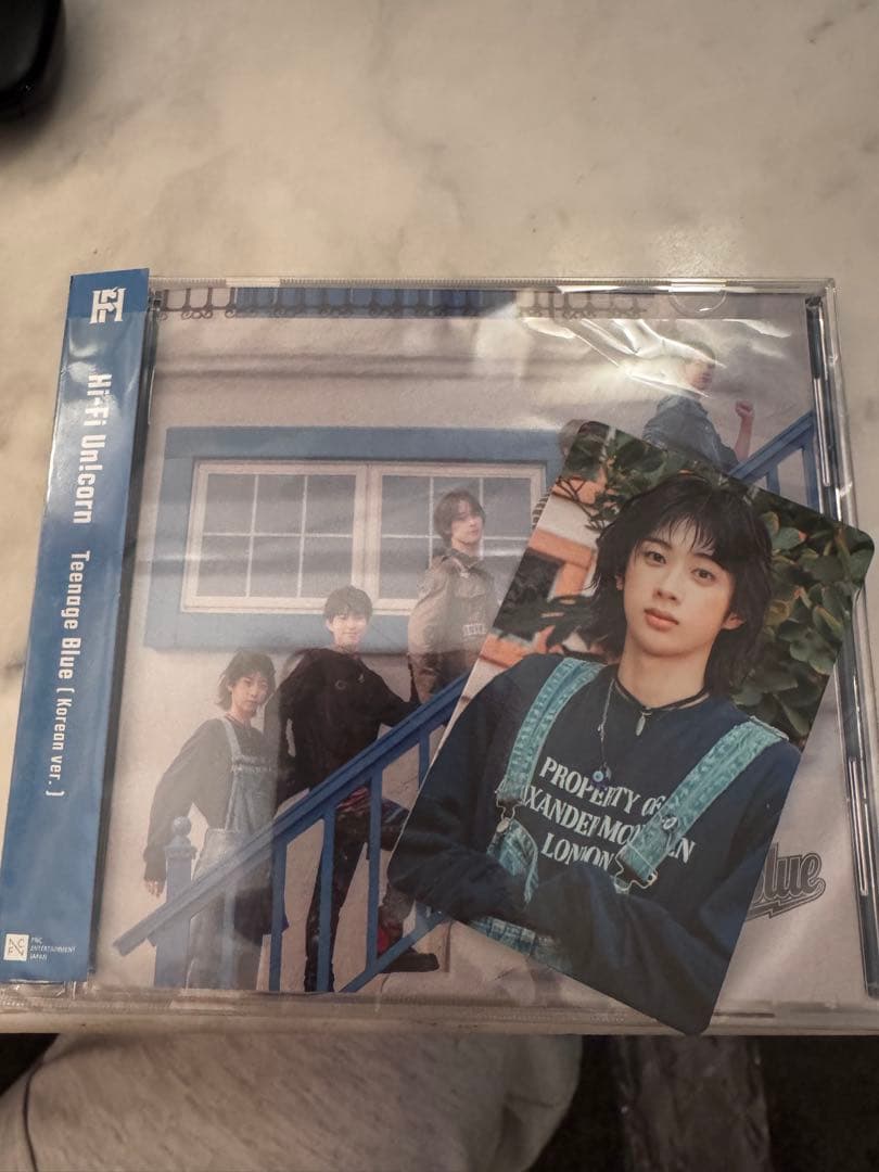

[USED] Hi-Fi Un!corn TeenageBlue KR Trading Card Homin