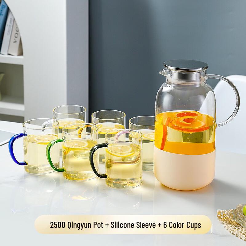 Chaxun Qingyun High Borosilicate Glass Cold Brew Pitcher Set