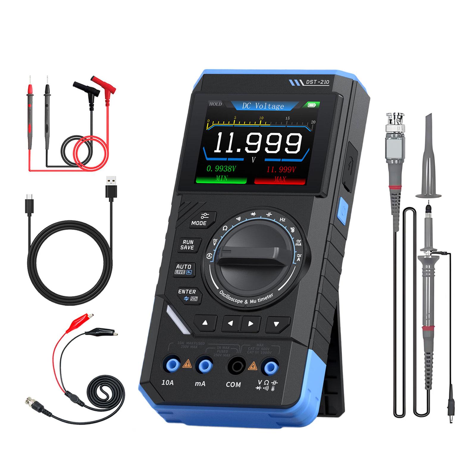 

Високоточний 4,5-розрядний цифровий мультиметр з осцилографом та генератором сигналів Простий в експлуатації для професійного використання A