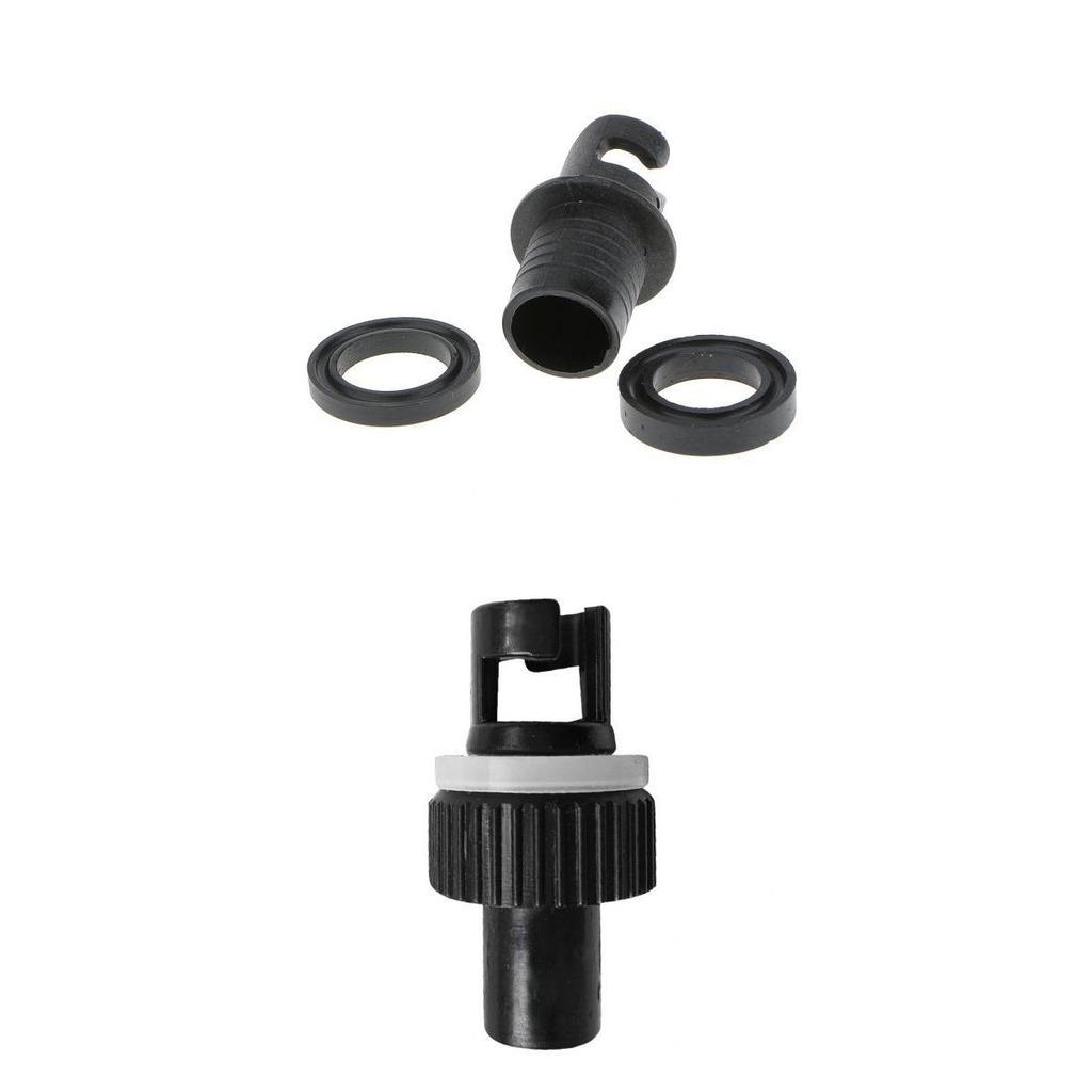 Inflatable Boat Valve Adapter Plastic Inflation Device Water Pump Connector for Kayak Dinghy