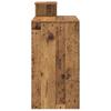 Desk with Shelf Rustic Wood Look 106 x 41 x 88.5 cm Engineered Wood